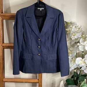 NWT- NY Collection Denim Blazer